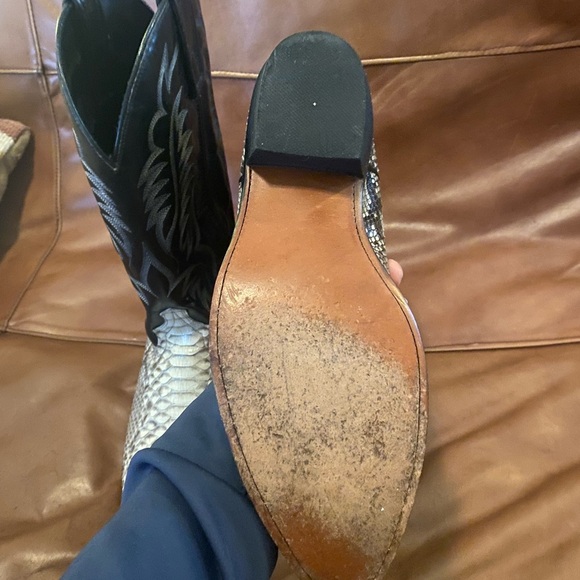 Laredo Key West Python Cowboy Boots 12D - Picture 8 of 12